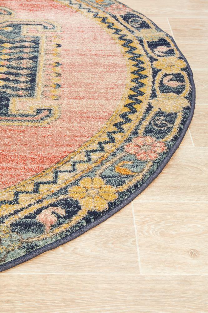 Legacy 852 Earth Round Rug - Cozy Rugs Australia