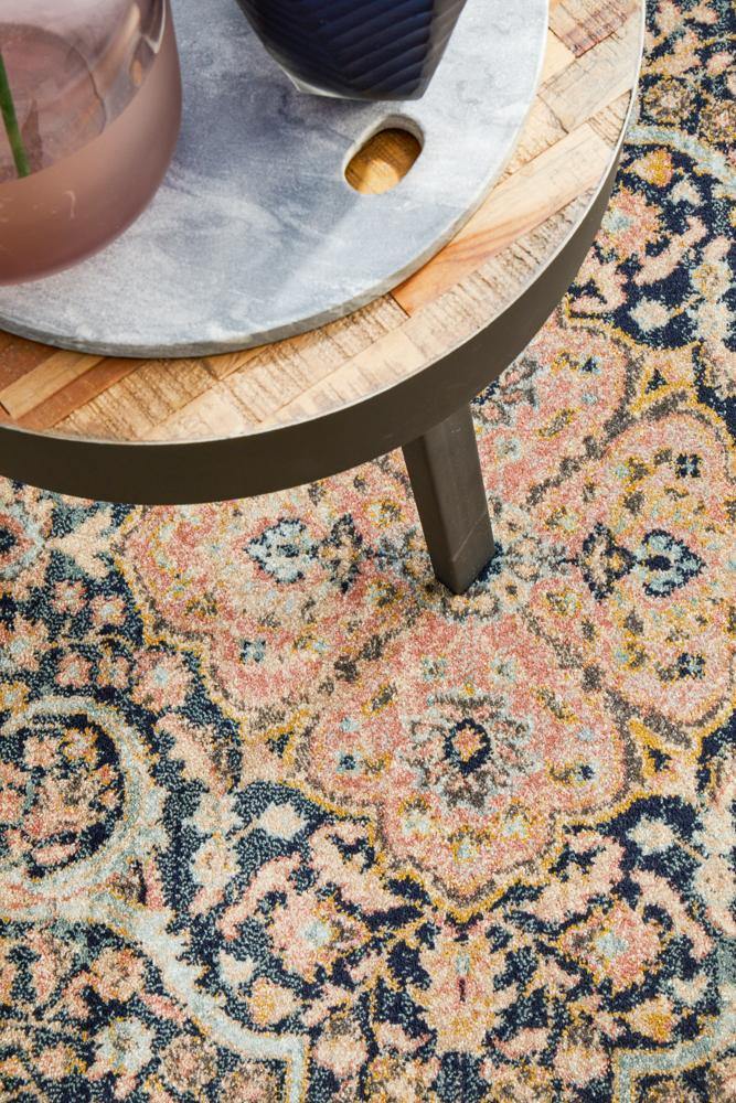 Legacy 858 Midnight Round Rug - Cozy Rugs Australia