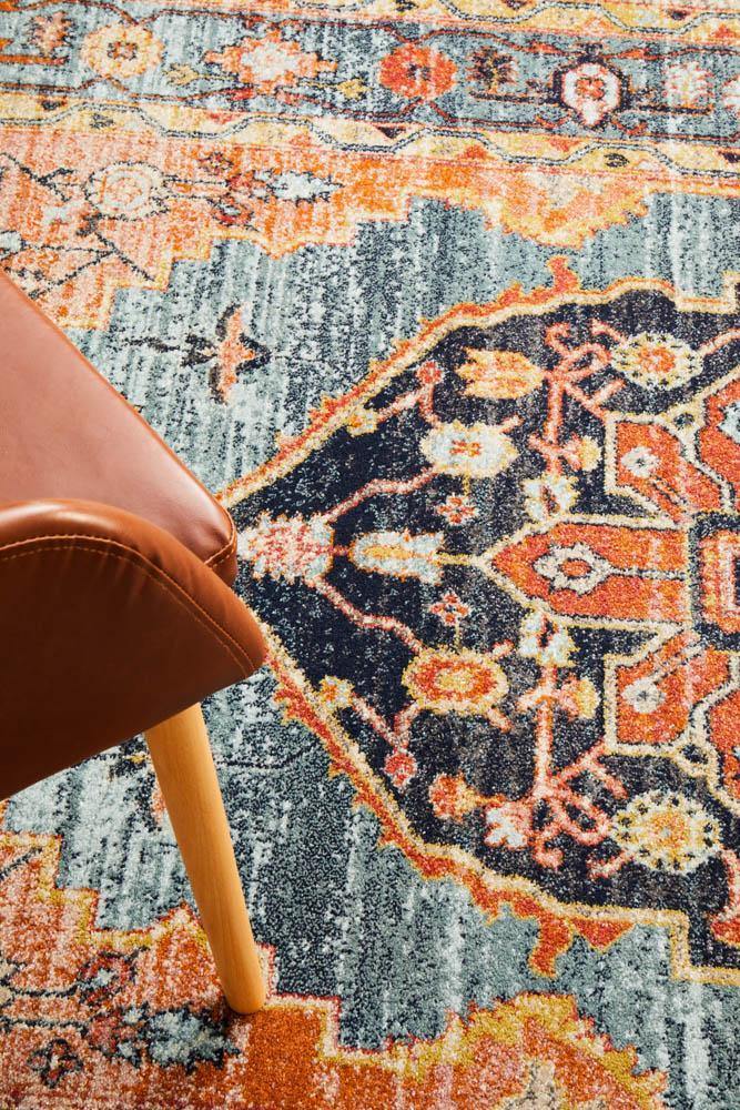 Legacy 862 Rust Rug - Cozy Rugs Australia