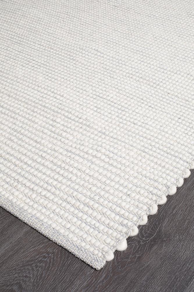 Loft Stunning Wool Grey Rug - Cozy Rugs Australia