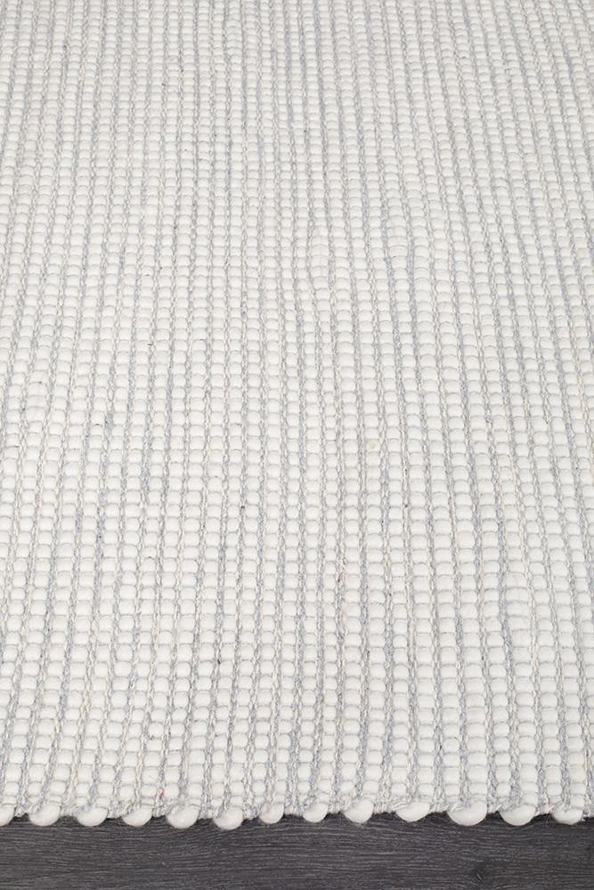Loft Stunning Wool Grey Rug - Cozy Rugs Australia