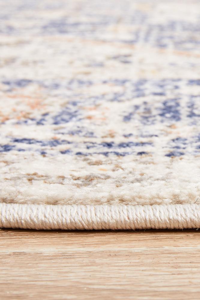 Mayfair Lorissa Blue Round Rug - Cozy Rugs Australia
