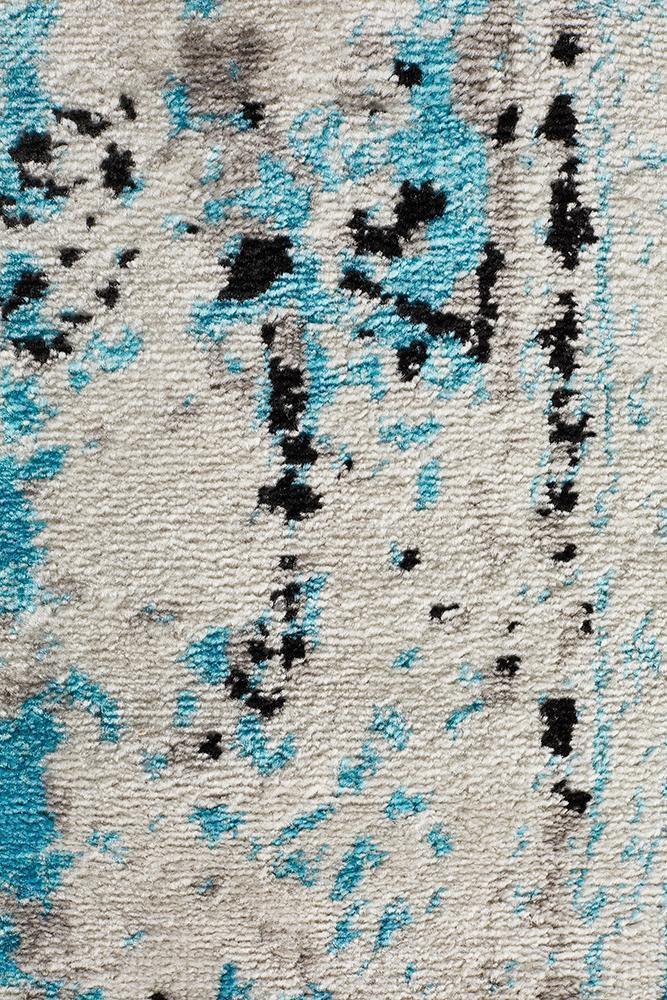 Alexa Transitional Rug Blue Grey - Cozy Rugs Australia
