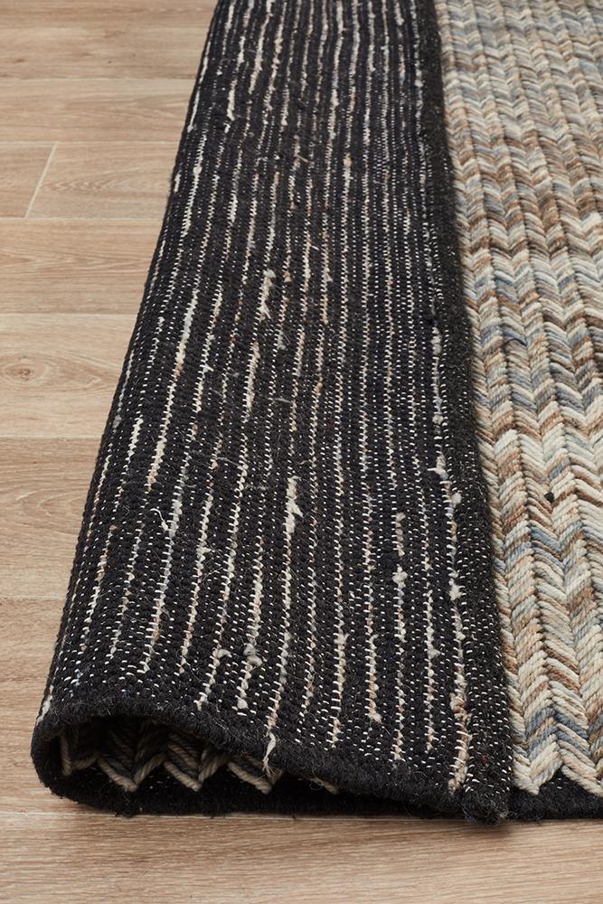 Miller Rhythm Jazz Smoke Rug - Cozy Rugs Australia