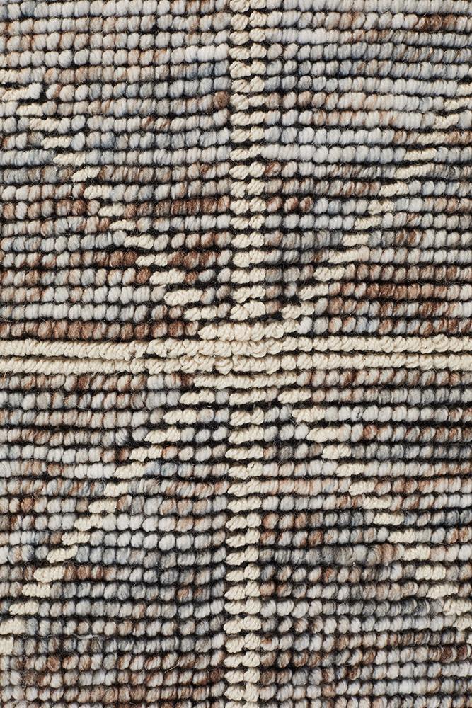 Miller Rhythm Motif Blue Rug - Cozy Rugs Australia