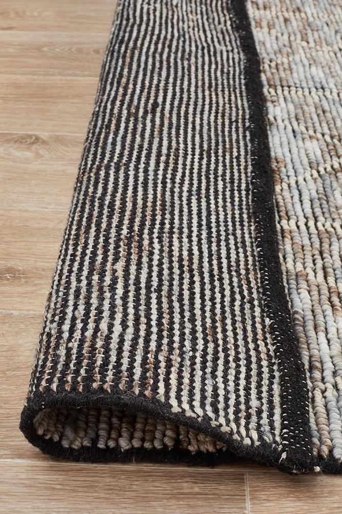 Miller Rhythm Motif Blue Rug - Cozy Rugs Australia