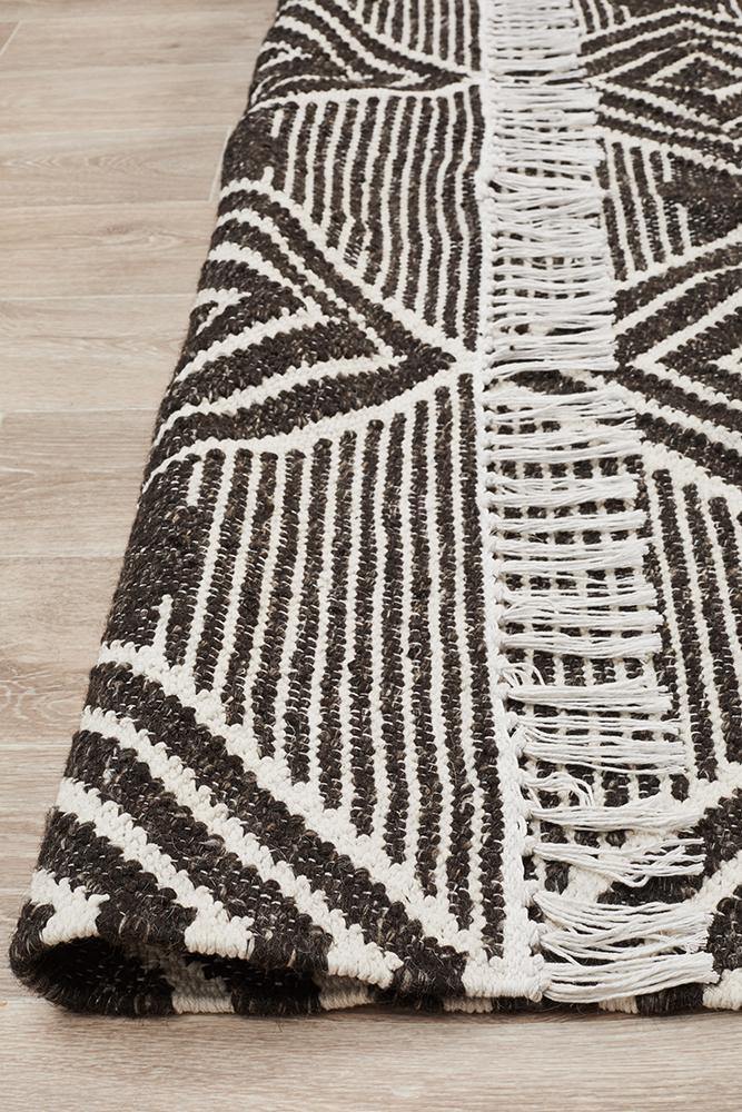 Miller Rhythm Dance Charcoal Rug - Cozy Rugs Australia