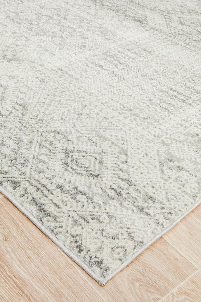 Mirage Zelda Silver Grey Rug - Cozy Rugs Australia