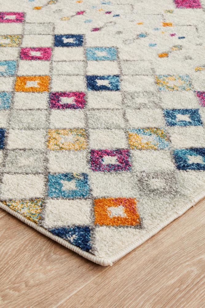 Mirage Peggy Tribal Morrocan Style Multi Runner Rug - Cozy Rugs Australia