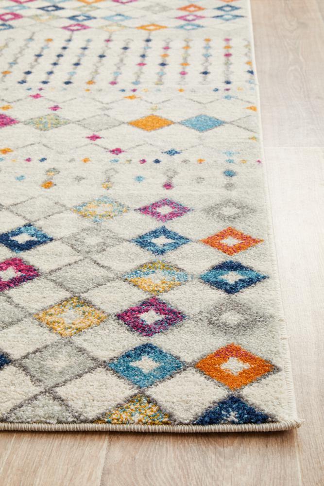 Mirage Peggy Tribal Morrocan Style Multi Runner Rug - Cozy Rugs Australia