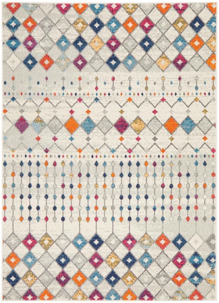 Mirage Peggy Tribal Morrocan Style Multi Rug - Cozy Rugs Australia