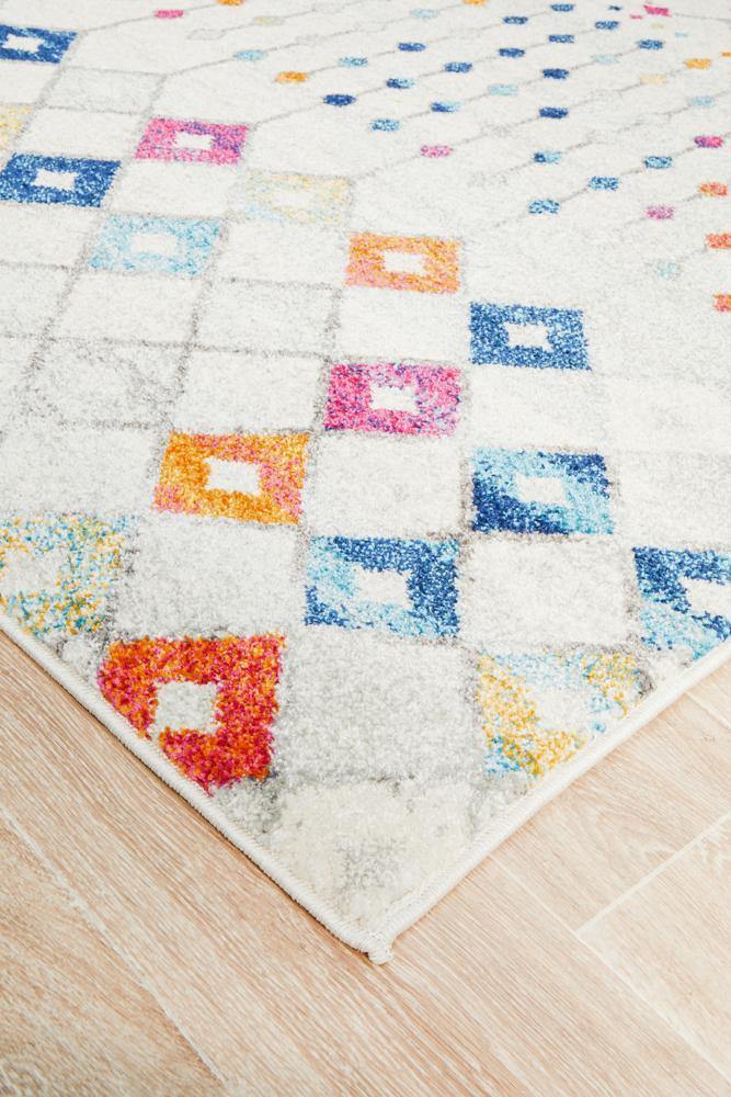 Mirage Peggy Tribal Morrocan Style Multi Rug - Cozy Rugs Australia