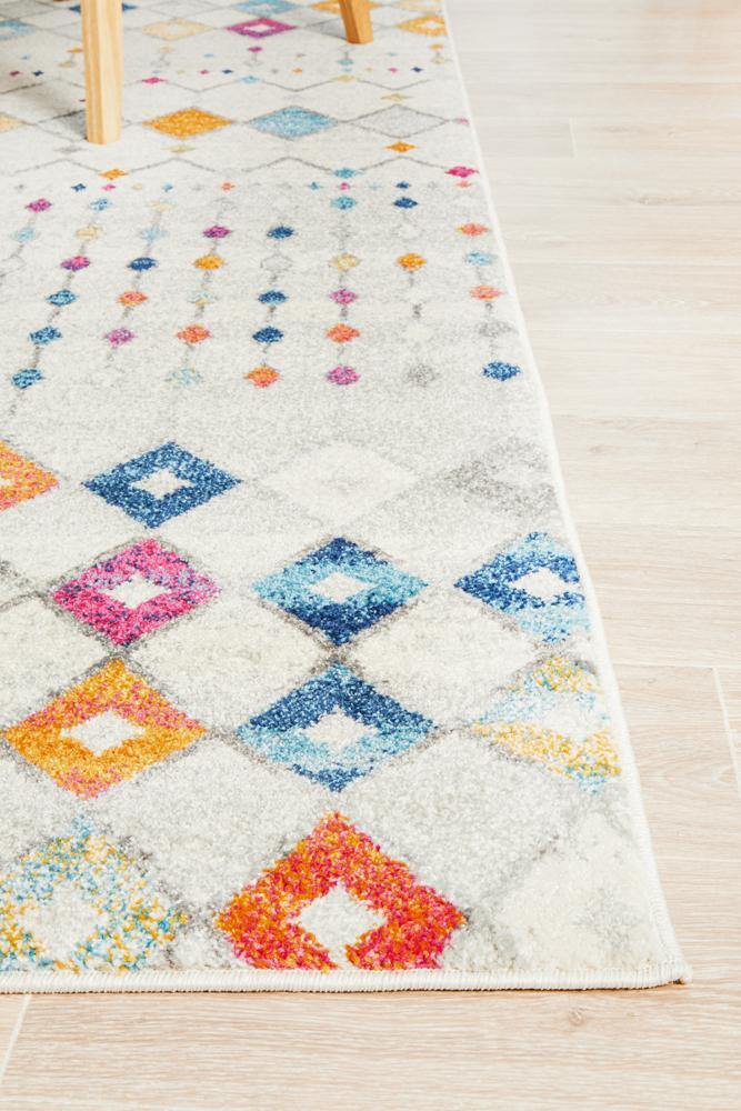 Mirage Peggy Tribal Morrocan Style Multi Rug - Cozy Rugs Australia