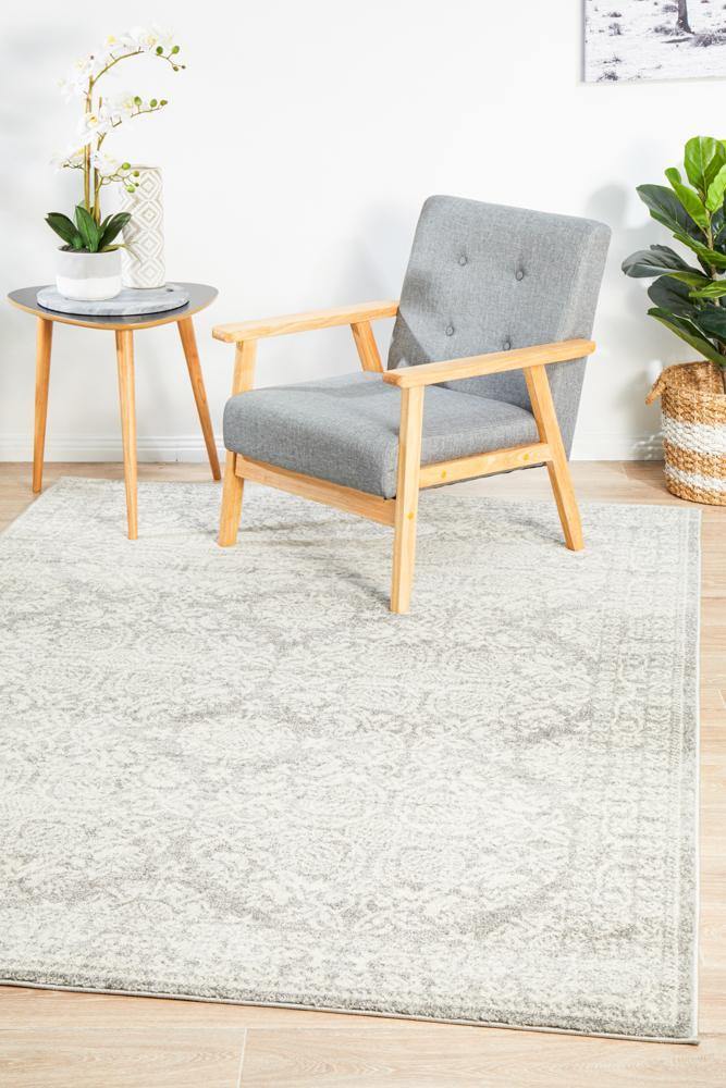 Mirage Gwyneth Stunning Transitional Silver Rug - Cozy Rugs Australia
