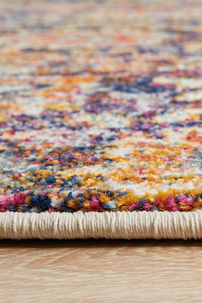Mirage Zolan Transitional Multi Round Rug - Cozy Rugs Australia