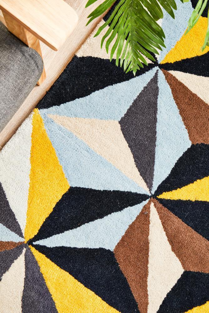 Matrix Pure Wool 900 Blue Runner Rug - Cozy Rugs Australia