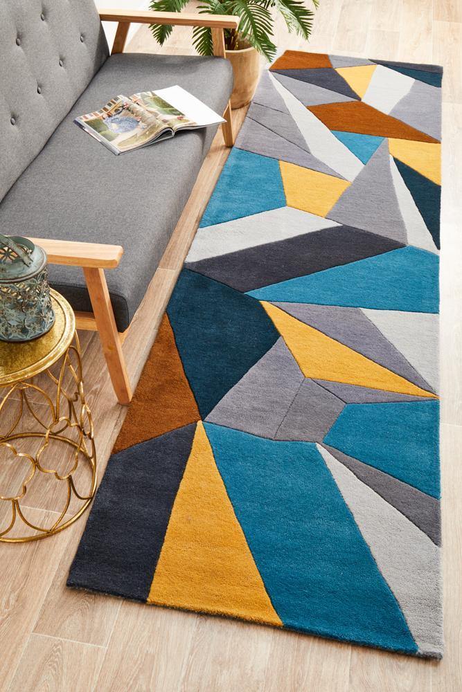 Matrix Pure Wool 902 Safari Runner Rug - Cozy Rugs Australia