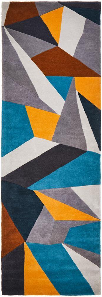 Matrix Pure Wool 902 Safari Runner Rug - Cozy Rugs Australia
