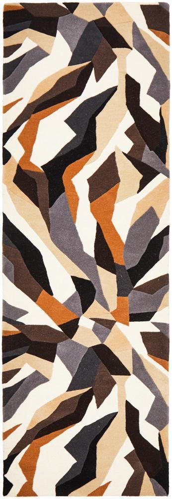 Matrix Pure Wool 903 Fossil Runner Rug - Cozy Rugs Australia