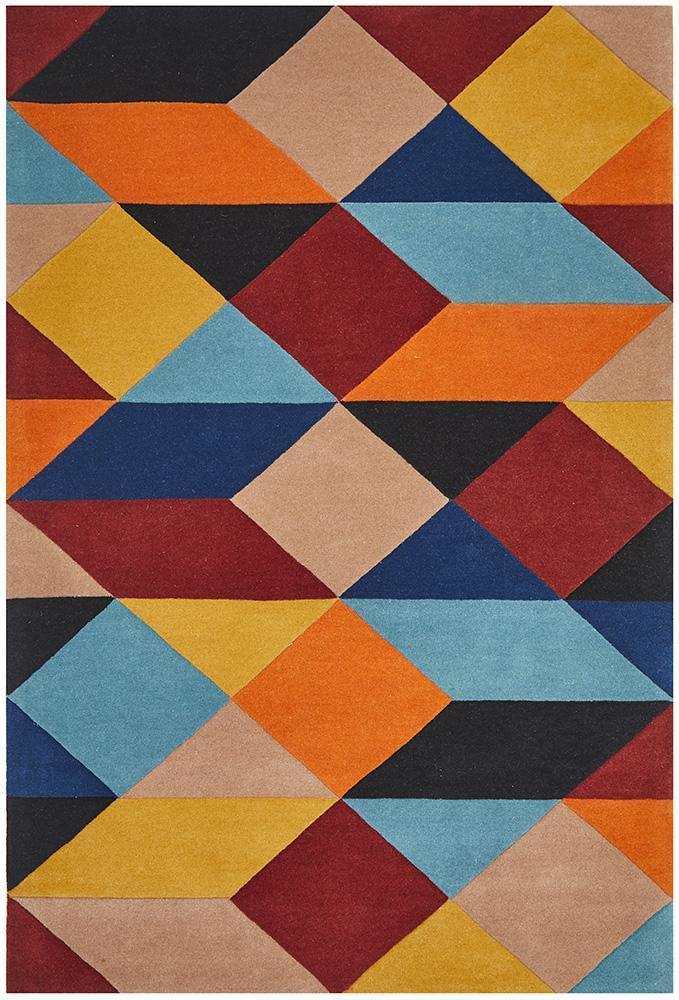 Matrix Pure Wool 904 Sunset Rug - Cozy Rugs Australia