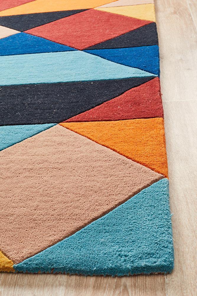 Matrix Pure Wool 904 Sunset Rug - Cozy Rugs Australia