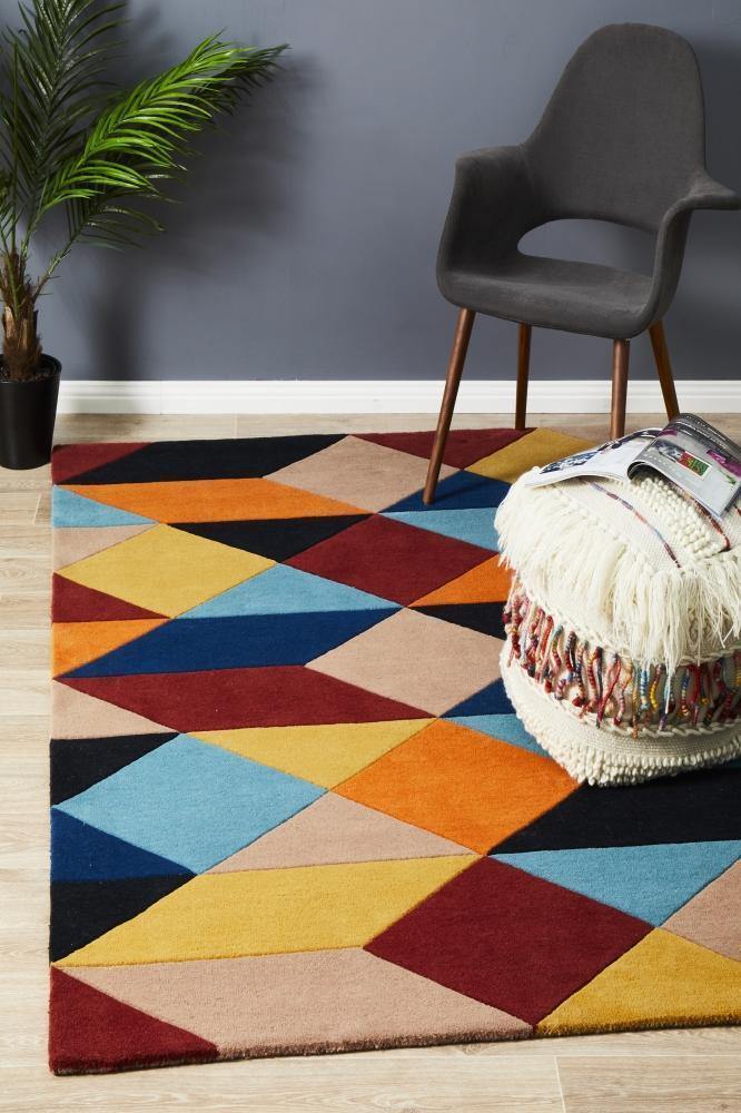 Matrix Pure Wool 904 Sunset Rug - Cozy Rugs Australia