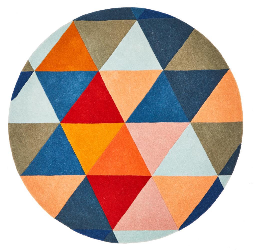 Matrix Pure Wool 905 Multi Round Rug - Cozy Rugs Australia