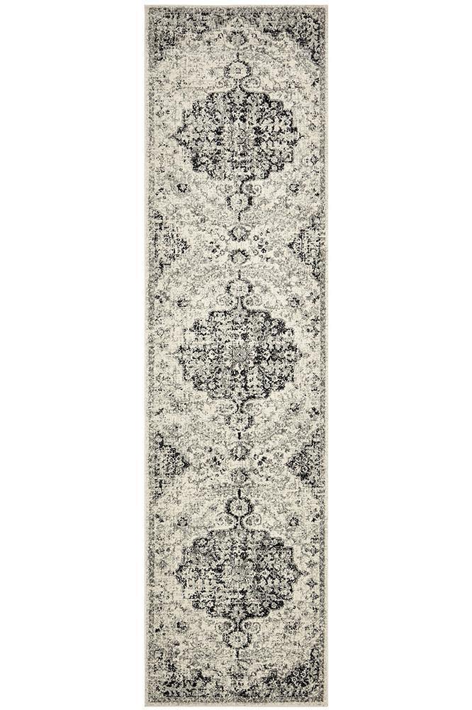 Museum Transitional Charcoal Rug - Cozy Rugs Australia