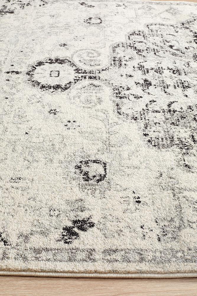Museum Transitional Charcoal Rug - Cozy Rugs Australia