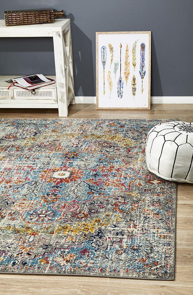 Museum Huxley Multi Coloured Rug - Cozy Rugs Australia
