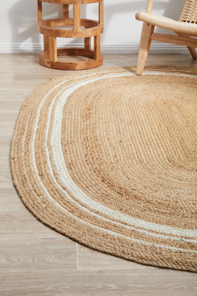 Noosa 111 Natural Oval Rug - Cozy Rugs Australia