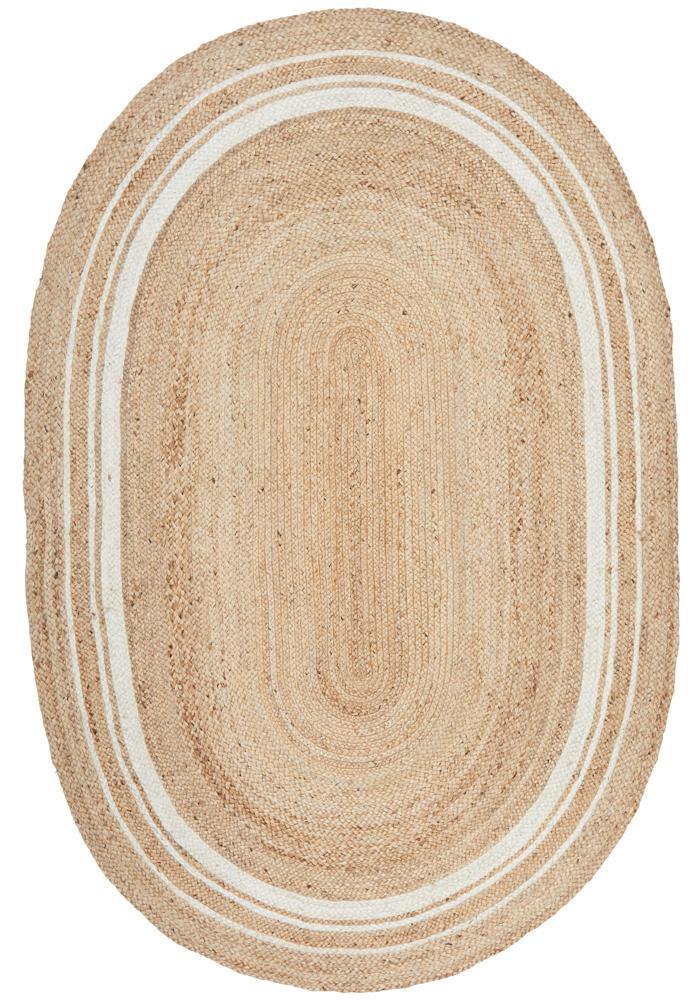 Noosa 111 Natural Oval Rug - Cozy Rugs Australia