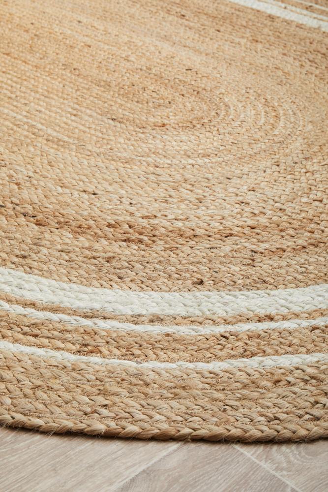 Noosa 111 Natural Oval Rug - Cozy Rugs Australia