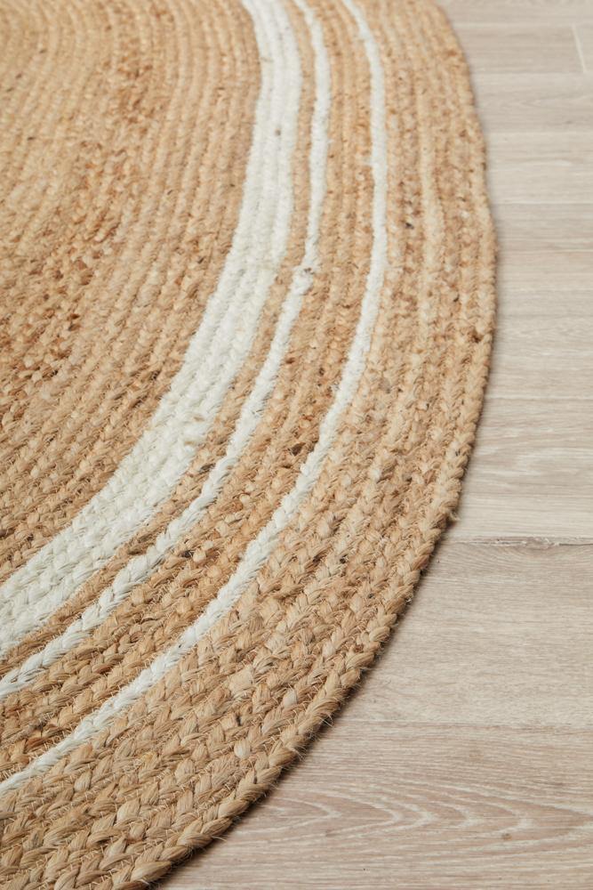 Noosa 111 Natural Oval Rug - Cozy Rugs Australia