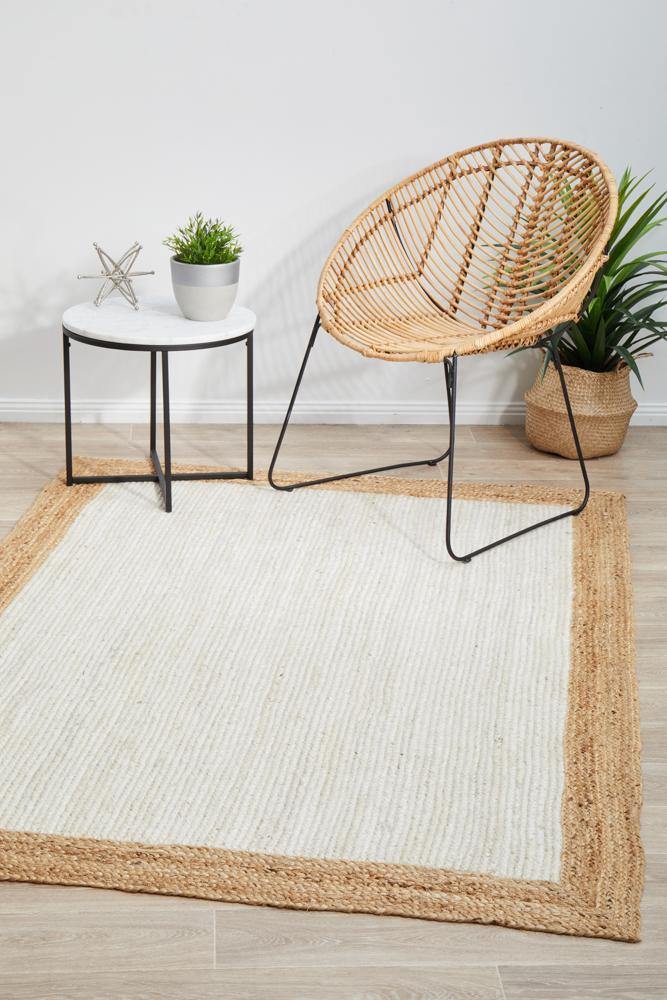 Noosa 333 White Natural Rug - Cozy Rugs Australia