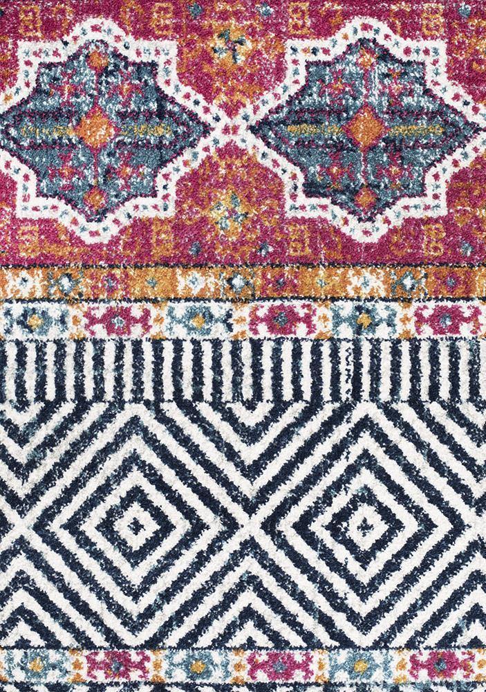 Oasis Sabrina Multi Tribal Round Rug - Cozy Rugs Australia