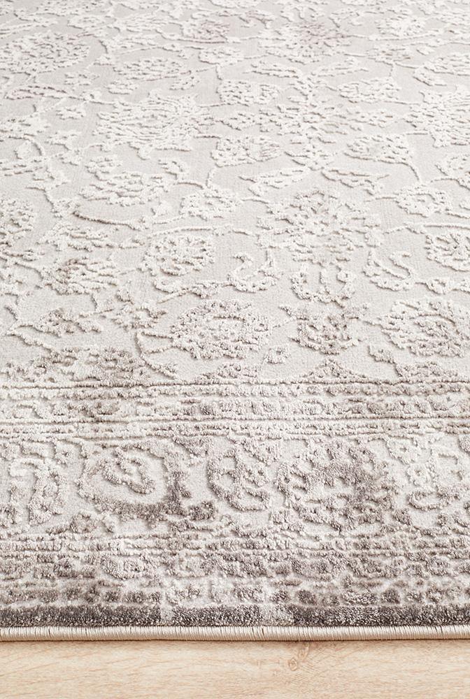 Opulence Lucy Silver Rug - Cozy Rugs Australia