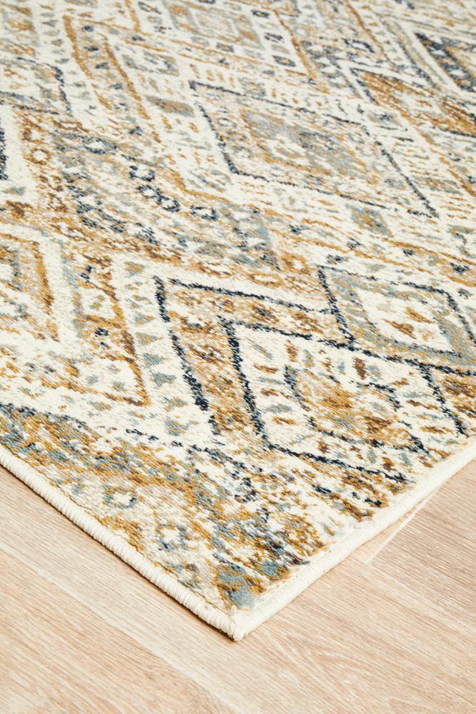 Oxford Mayfair Tribe Bone Rug - Cozy Rugs Australia