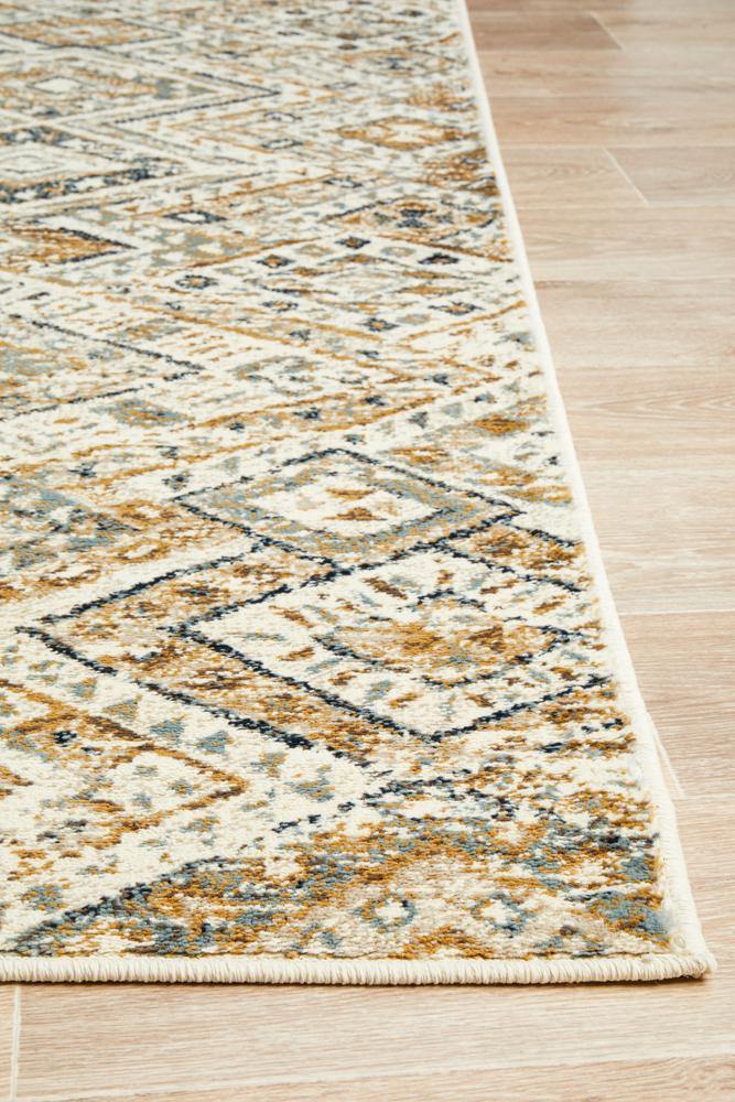 Oxford Mayfair Tribe Bone Rug - Cozy Rugs Australia