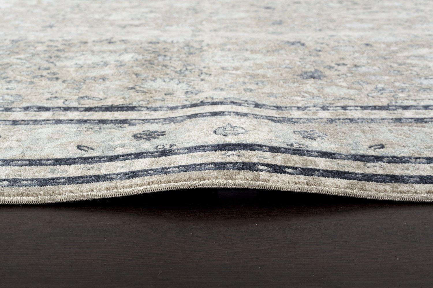 Providence Esquire Rim Traditional Beige Rug - Cozy Rugs Australia
