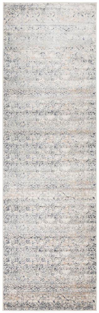 Providence Esquire Segments Traditional Blue Runner - Cozy Rugs Australia