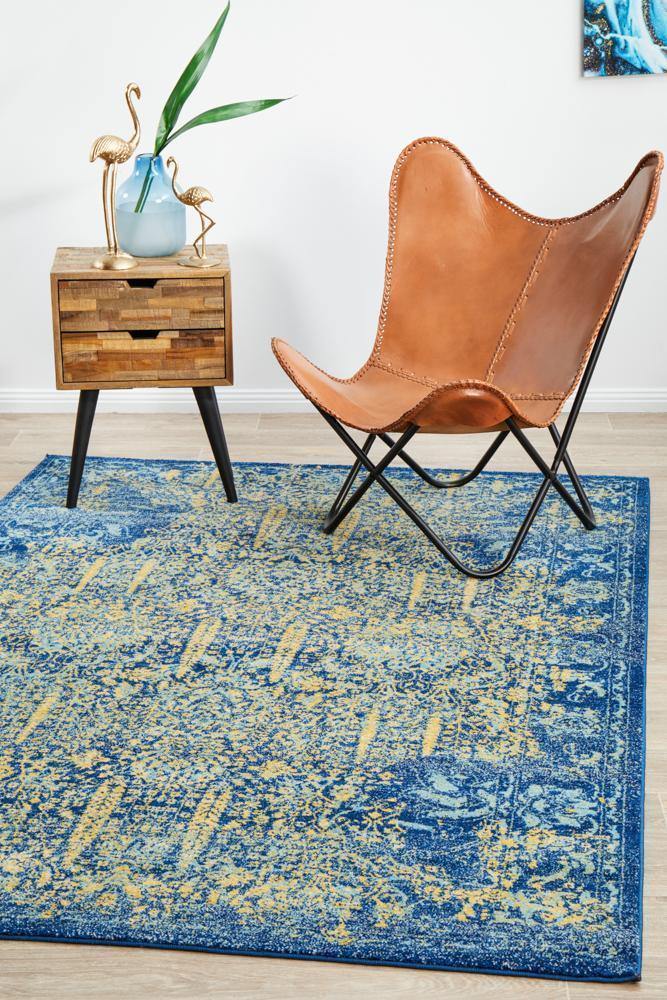 Radiance 411 Royal Blue Rug - Cozy Rugs Australia