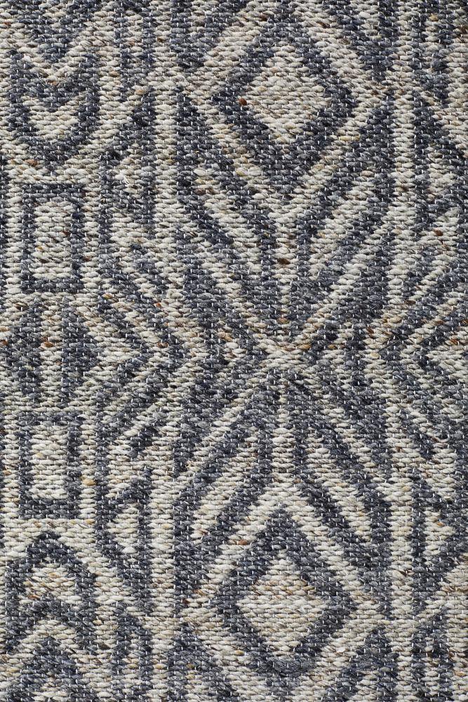 Relic Sammy Graphite Cobolt Rug - Cozy Rugs Australia