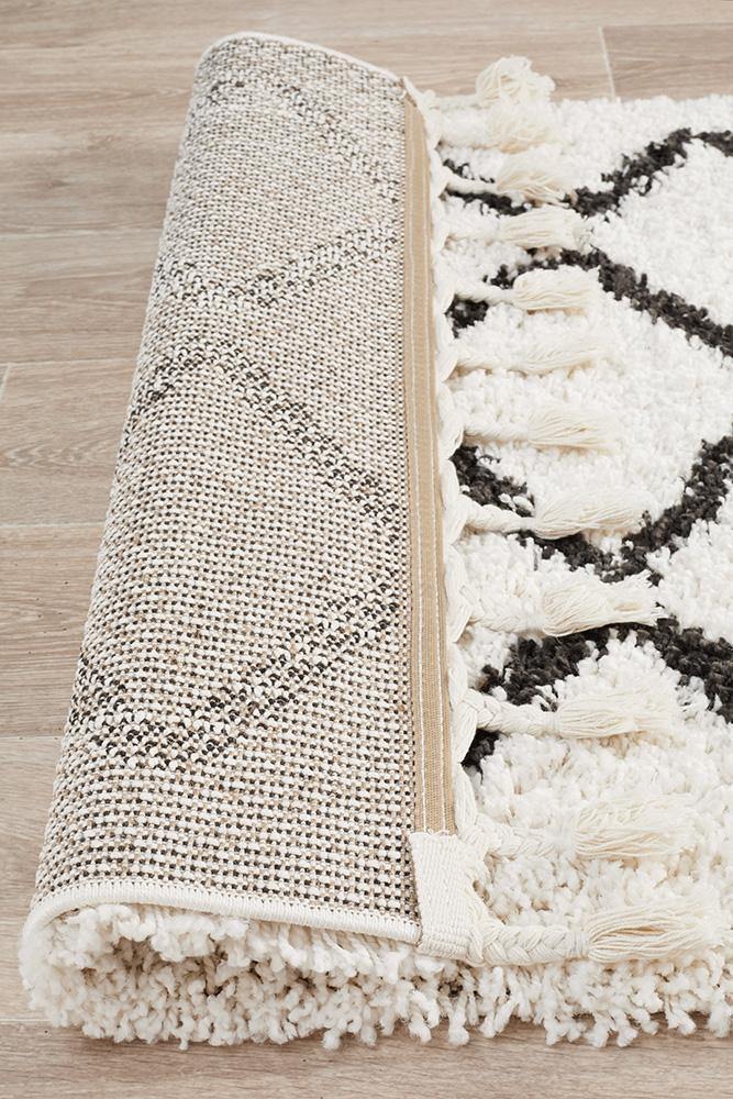 Saffron 11 White Runner Rug - Cozy Rugs Australia