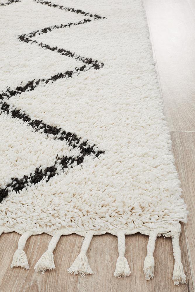 Saffron 11 White Rug - Cozy Rugs Australia