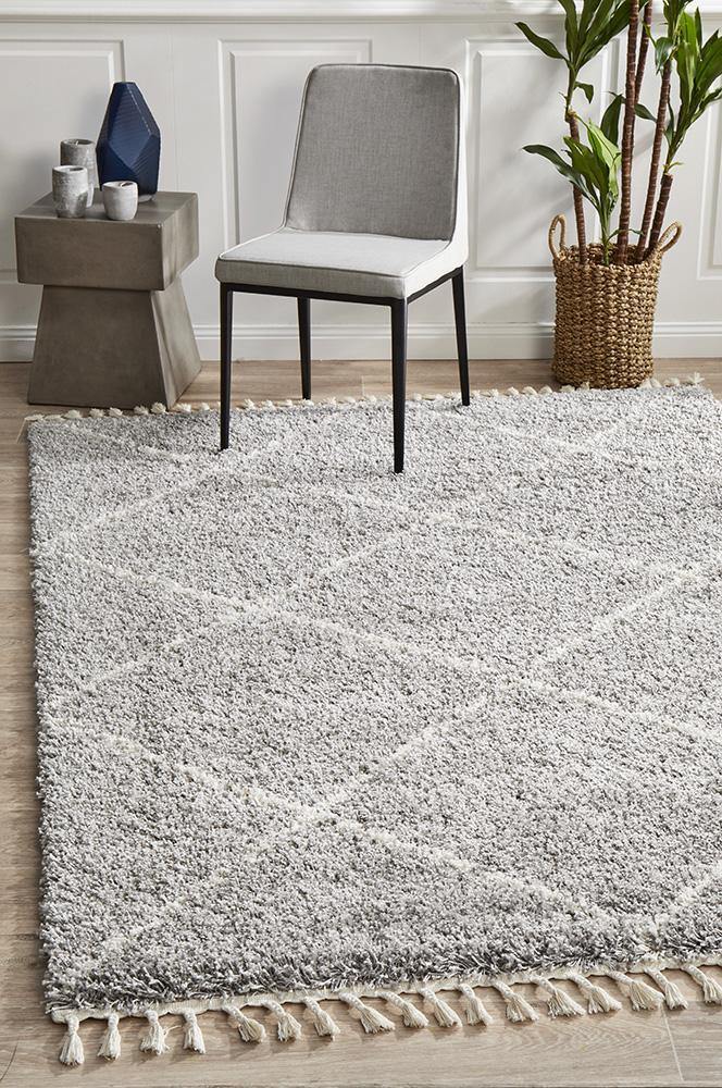 Saffron 22 Silver Rug - Cozy Rugs Australia