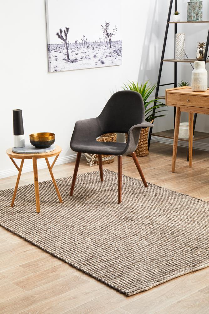 Skandinavian 300 Brown Rug - Cozy Rugs Australia