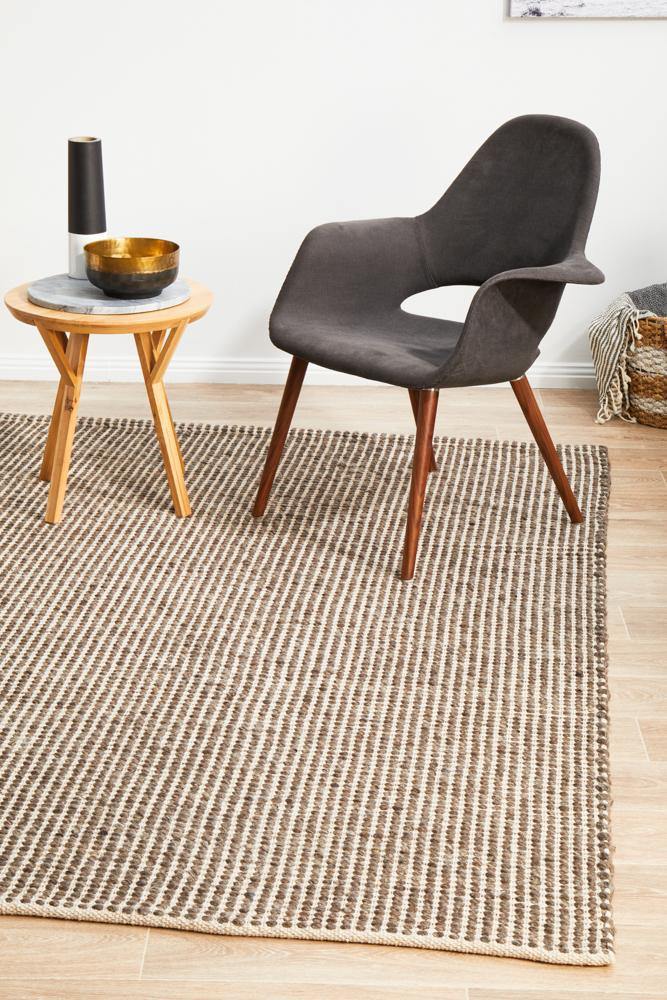 Skandinavian 300 Brown Rug - Cozy Rugs Australia