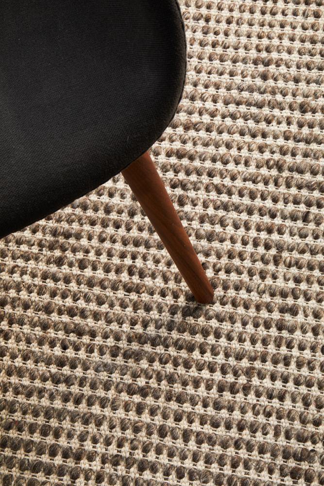 Skandinavian 300 Brown Rug - Cozy Rugs Australia