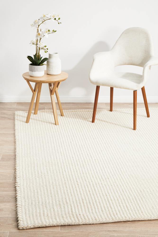 Skandinavian 300 White Rug - Cozy Rugs Australia